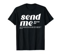 Send me Here am I Isaiah 6 8 Bible Verse Inspire Christian Value Graphic T-Shirt