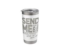 Send Me Isaiah 6:8 Christian Here Am I Send Me Tee Stainless Steel Insulated Tumbler