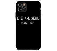 Send Me Isaiah 6 8 Minimalist Bible Verse Christian Faith Case for iPhone 11 Pro Max