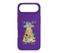 Send UFO Cat Pics Flying Saucers Cute Cats Lover Astronomer Case for iPhone Air