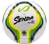 Senda Rio Futsal Training Ball, Fair Trade Certified, Green/Yellow, Size 4 (Ages 13 & Up)
