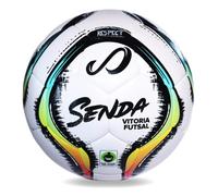 SENDA Vitoria Premium Match Futsal Ball, Fair Trade Certified, Red/Light Blue, Size 4 (Ages 13 & Up)