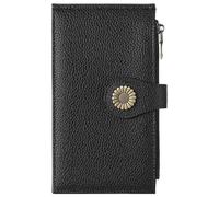 SENDEFN Purse for Women RFID Blocking Large Capacity Bifold Multi Card Wallet Case with Zipper Pocket Credit Card Holder