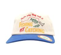Sendero Provisions Co. Not Catching Hat - 5-Panel Snapback Cap with Embroidered That's Why They Call It Fishing Not Catching, Cotton Twill, Adjustable Fit, Humorous Fishing Outdoor Hat