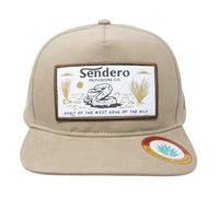 Sendero Provisions Co. Screen Printed Patch Diamondback Snapback Hat Brown