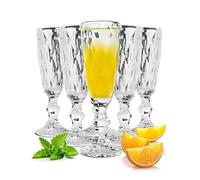 Sendez 6 champagne glasses 200 ml on foot beate champagne prosecco champagne glass