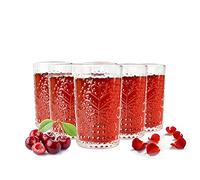 Sendez 6-Piece Transparent Glass Long Drink Glasses, 330 ml Capacity