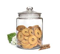 Sendez Storage Jar 6 L with Lid Storage Jar Glass Container Candy Biscuit Jar Preserving Jar