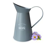 Sendez Watering Can Grey Tin Water Jug Metal Garden Tools Jug