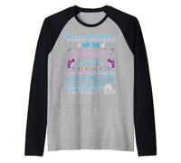 Sending Birthday Wishes to Our Granddaughter in Heaven Raglan Baseball Tee