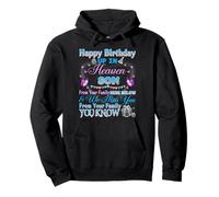 Sending Birthday Wishes to Our Son in Heaven Pullover Hoodie