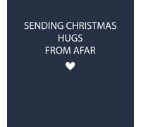 Sending Christmas Hugs From Afar Men's T-Shirt - Navy - L - Navy