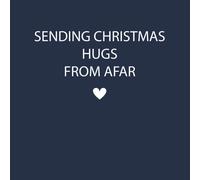 Sending Christmas Hugs From Afar Women's T-Shirt - Navy - XS - Navy