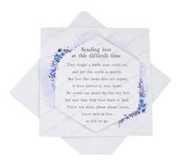 Sending Love at this Difficult Time Sympathy Card, Heartfelt Condolences Suicide Loss Card with Poem Verse, Thinking of You