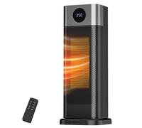 Sendowtek Powerful Space Heater 2000W, Portable 15.5" Tall with Remote Thermostat 70° Oscillation, 12H Timer 3 Level Temp, Tip-over Protection Electric Fan Heater for Home Office Bedroom Indoor Use
