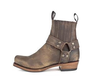 Sendra Boots - 8286 Women's and Men's Cowboy Boots with Heel and Round Toe - Brown Camper Boots Style - Stylish Boots