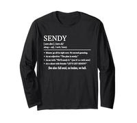Sendy Meaning Funny Slang Outfit Let´s Get Sendy Definition Long Sleeve T-Shirt
