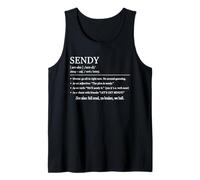 Sendy Meaning Funny Slang Outfit Let´s Get Sendy Definition Tank Top