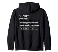 Sendy Meaning Funny Slang Outfit Let´s Get Sendy Definition Zip Hoodie