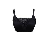 Sendyou Mastectomy Bra with Pockets for Breast Prothesis Wireless Women Everyday Bra SY53 (Black, 38C)