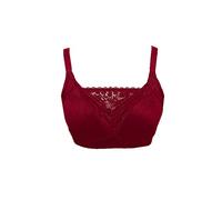 Sendyou Mastectomy Bra with Pockets for Breast Prothesis Wireless Women Everyday Bra SY53 (Red, 36B)