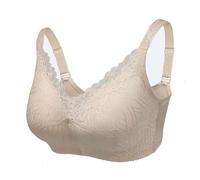 Sendyou Pocketed Mastectomy Bra for Women Breast Prosthesis Inserts Forms SY66 (Beige, 34C)