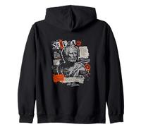 Seneca Discipline Is Freedom Stoic Wisdom Zip Hoodie