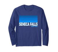 Seneca Falls NY - Seneca Falls New York Aquatic Long Sleeve T-Shirt