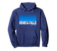 Seneca Falls NY - Seneca Falls New York Aquatic Pullover Hoodie