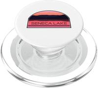 Seneca Lake New York Red Sunrise PopSockets PopGrip for MagSafe