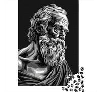 Seneca Philosopher Adult 1000-Piece Jigsaw Puzzle, 70x50cm/1000pcs, for Relaxed Evenings at The Table; White Cardboard for Steady Handling