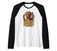 Seneca Quote Stoic Philosophy Imagination Suffering Raglan Baseball Tee