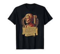 Seneca Quote Stoic Philosophy Imagination Suffering T-Shirt