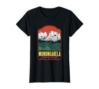 Seneca Rocks Monongahela National Forest West Virginia Value Graphic T-Shirt, Women, Black, XL