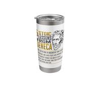 Seneca Stoic Philosophy Design for a Philosophy Student Stainless Steel Insulated Tumbler