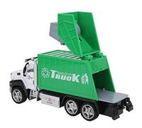 SENECESLI 1:42 Alloy Sanitation Garbage Truck Model Car High Simulation Pull Back Toy Vehicle for Kids 8.3 X 2.4 X 3.5in Decoration Collection Best Child Gift (Sanitation garbage truck)