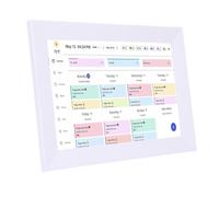 SENECESLI 10.1 Inch WiFi Digital Calendar, Smart Touchscreen Interactive Display for Family Schedules Chore Chart, Meal Planner, To Do List, Full HD 1920x1080P, Built in 32GB Storage (UK)