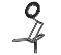 SENECESLI 10.43" Magnetic Phone Tripod for Desk 360 Degree Rotating Base | Magnet Phone Stand Support for MagSafe Foldable Metal Phone Tripod for Travel Vlog Video Recording Desk Bedside