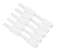 SENECESLI 10Pcs Durable Hose Fitting Set for Stable Flows, Easy Install for Aquarium, Fish Tank - PE Tube Connector Barb Reducer Joint Straight Through (6-12mm Conversion Head)
