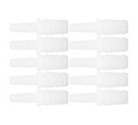 SENECESLI 10Pcs Durable Hose Fitting Set for Stable Flows, Easy Install for Aquarium, Fish Tank - PE Tube Connector Barb Reducer Joint Straight Through (6-10mm Conversion Head)