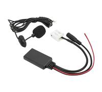 SENECESLI 12Pin Car Radio Bluetooth Adapter, Aux Cable Adapter Replacement for Citroen C2 C3 C4 C5 C6 C8 Peugeot 207 307 308 407 607, with Bluetooth Music Receiver for RD4 Radio (With microphone)