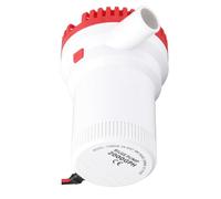 SENECESLI 2000GPH DC Submersible Bilge Pump, Marine Boat Pump Accessory with Ignition Protection Anti Airlock Arrow Storage Case Strainer, for Boat Hulls Ponds Pools Bait Tanks (24V)