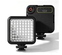 SENECESLI 2Pcs Infrared Night Vision Light, USB C Rechargeable Camera IR Light with 49 LEDs 850nm 20M Illumination for Camera Video Photography Security Monitoring