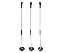 SENECESLI 3PCS Golf Flagstick Nylon Fiberglass 2 Section Golf Putting Green Flagpole for Practice