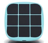 SENECESLI 4 In 1 Tic TacToe Handheld Game for Kids & Teens, 1-2 Players, Electronic Travel Board with 5 Games, Educational Learning Toy, Memory & Brain Games for Kids Age 7+ (Cyan)