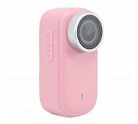 SENECESLI 4K Thumb Action Camera for Vlogging Skiing Cycling Hiking 64GB Sports Camera POV Portable WiFi Magnetic Wearable Water Proof Thumb (Pink)