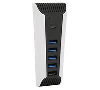 SENECESLI 5 in 1 USB Hub HighSpeed Expansion Adapter with USB2.0 TypeC Ports for Console