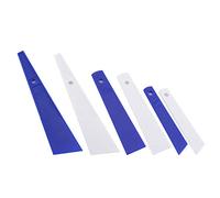 SENECESLI 6Pcs Handy Plastic Glue Smear Scraper Tool Set - Perfect for Hand-Made Leather Craft Projects