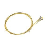 SENECESLI Acoustic Guitar Strings, Antirust Coated Light Strings Replacement For Acoustic Guitar, Colorful Musical Instrument Accessories (brass)