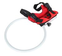 SENECESLI Adjustable Blind Dog Harness Vest Anti-Collision Ring Comfortable Dog Protective Ring 9.1in Metal+Foam for Blind or Visually Impaired Dogs (S)